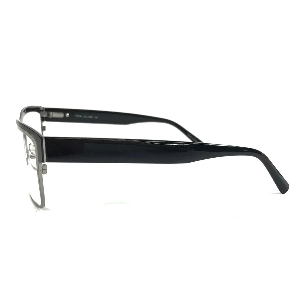 Tom Davies Eyeglasses Frames TD754 Col. 2267 Shiny Ruthenium Black 57-18-145